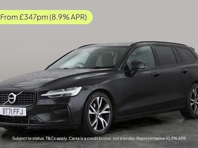 Black Used 2021 Volvo V60 R-Design Estate | £19,526 (Fair price)