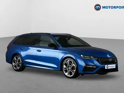 Used Skoda Octavia vRS 190 HP (139 kW) 2021 Blue Estate