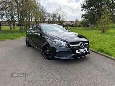 Used Mercedes A200 AMG line 2017 Black Hatchback