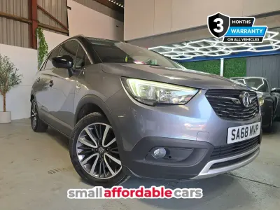 Used Vauxhall Crossland X Elite 85 HP (62 kW) 2018 Grey SUV