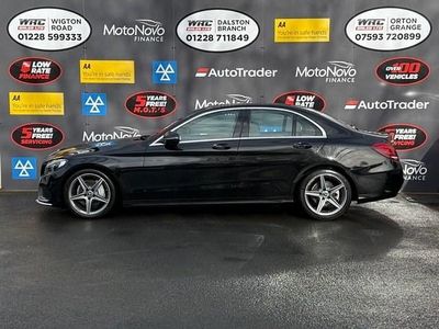 Used Mercedes C220 AMG line 170 HP (125 kW) 2017 Black Sedan