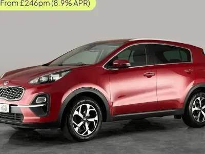 Used Kia Sportage 136 HP (100 kW) 2021 Red SUV