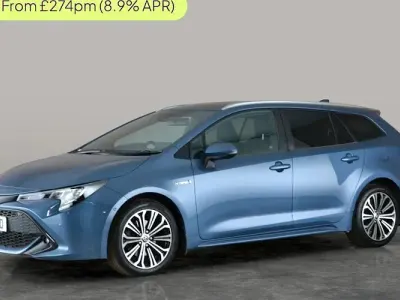 Used Toyota Corolla Design 184 HP (135 kW) 2020 Blue Estate
