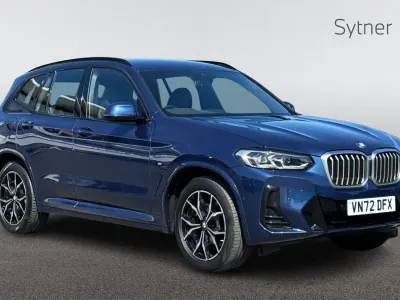 Begagnad BMW X3 M Sport 181 HK (133 kW) 2022 Blå SUV