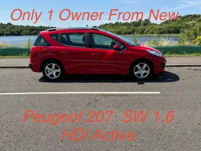 Used Peugeot 207 Active 2013 Red Estate