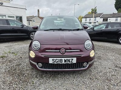 Used Fiat 500 Lounge 69 HP (50 kW) 2018 Red Hatchback
