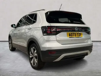 Used VW T-Cross Black Edition 110 HP (80 kW) 2023 Silver SUV