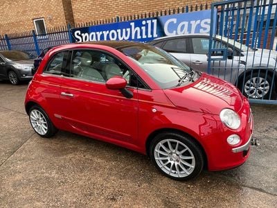 Red Used 2010 Fiat 500 Lounge Hatchback | £2,495 (Fair price)