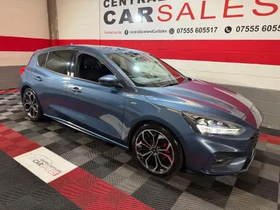 Used Ford Focus ST-Line X 125 HP (91 kW) 2021 Blue Hatchback
