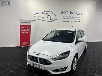 Used Ford Focus Titanium 125 HP (91 kW) 2017 White Hatchback