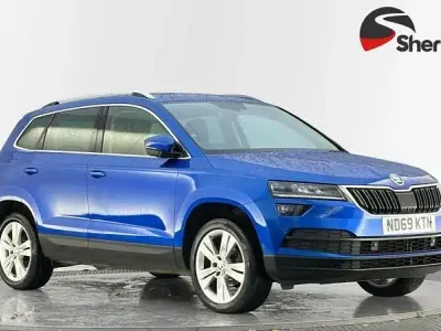 Używany Skoda Karoq SE L 150 KM (110 kW) 2020 Niebieski SUV