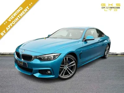 Used BMW 420 M Sport 184 HP (135 kW) 2018 Blue Coupe