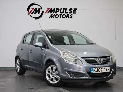 Gebraucht Vauxhall Corsa Design Edition 2007 Silber Kleinwagen