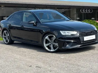Used Audi A4 Black Edition 150 HP (110 kW) 2019 Black Sedan