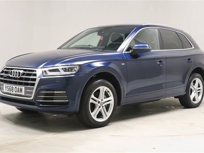 Used Audi Q5 S-Line 190 HP (139 kW) 2018 Blue SUV