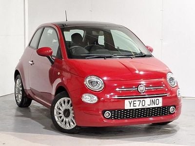 Red Used 2020 Fiat 500 Lounge Hatchback | £8,998 (Fair price)