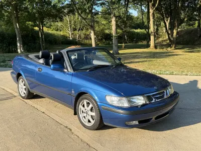 Used Saab 9-3 2000 Blue Cabriolet