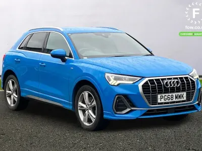 Używany Audi Q3 S-Line 2019 Niebieski SUV