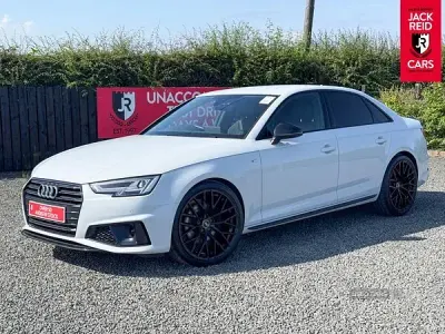 Used Audi A4 Black Edition 2019 White Sedan