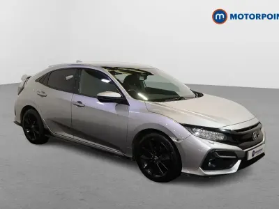Begagnad Honda Civic Sport 2020 Silver Halvkombi