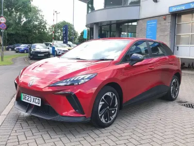 Used MG MG4 EV SE 147 kW (200 HP) 2023 Red Hatchback