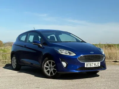 Used Ford Fiesta Zetec 2017 Blue Hatchback