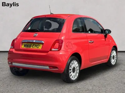 Used Fiat 500 Lounge 69 HP (50 kW) 2018 Pink Hatchback