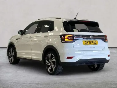 Usado VW T-Cross R-line 110 CV (80 kW) 2021 Blanco SUV