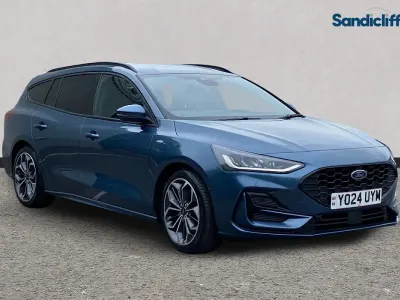 Used Ford Focus ST-Line X 125 HP (91 kW) 2024 Blue Estate