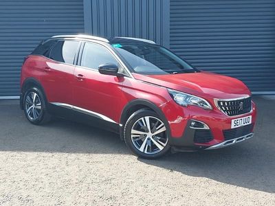 Begagnad Peugeot 3008 Allure 120 HK (88 kW) 2017 Röd SUV