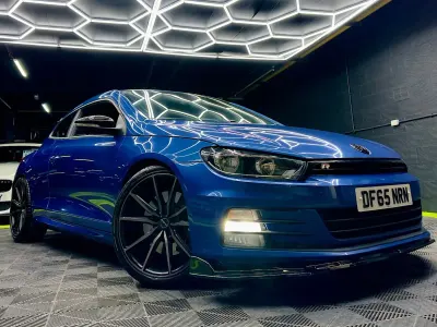 Used VW Scirocco R-line 184 HP (135 kW) 2015 Blue Coupe