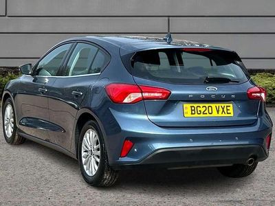 Used Ford Focus Titanium 123 HP (90 kW) 2020 Blue Hatchback