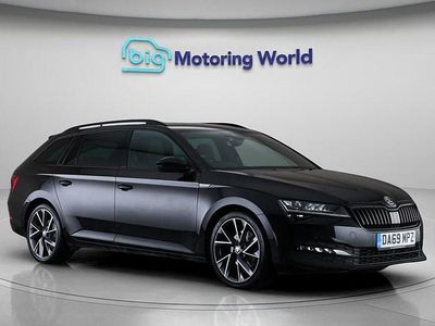 Used Skoda Superb SportlinePlus 190 HP (139 kW) 2019 Black Estate