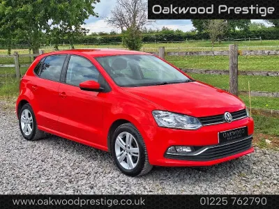 Used VW Polo Edition 90 HP (66 kW) 2017 Red Hatchback