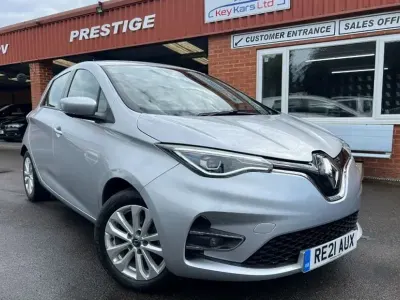 Usado Renault Zoe Iconic 100 kW (136 HP) 2021 Cinzento Citadino
