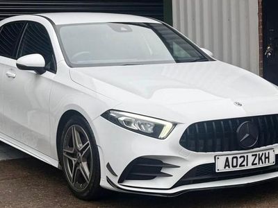 Used Mercedes A200 AMG line 2021 White Hatchback
