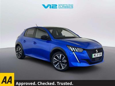 Used Peugeot e-208 GTi 100 kW (136 HP) 2021 Blue Hatchback