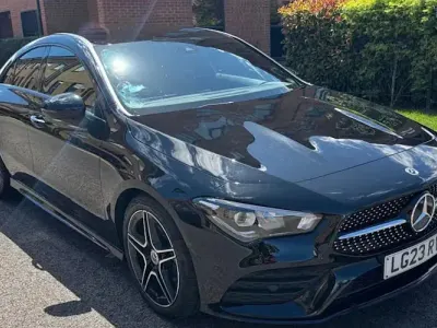 Used Mercedes CLA180 AMG Line Premium 136 HP (100 kW) 2022 Black Coupe