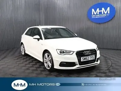 Used Audi A3 S-Line 110 HP (80 kW) 2013 White Hatchback