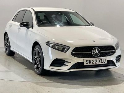 White Used 2022 Mercedes A250 AMG line Hatchback | £20,899 (Fair price)