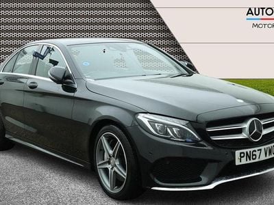 Used Mercedes C250 AMG line 2017 Black Sedan