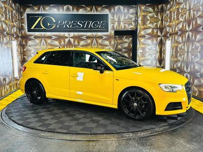 Yellow Used 2018 Audi A3 Black Edition Sedan | £14,395 (Fair price)