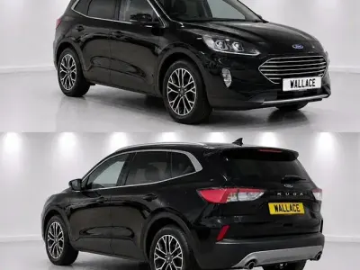 Used Ford Kuga Titanium 120 HP (88 kW) 2021 Black SUV