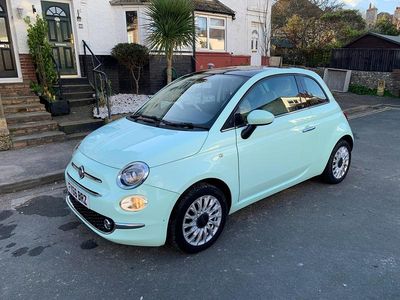 Used Fiat 500 Lounge 69 HP (50 kW) 2016 Green Hatchback