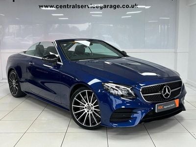 Gebraucht Mercedes E220 AMG Line Premium Plus 2020 Blau Cabrio