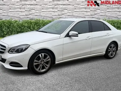 Used Mercedes E220 SE 2015 White Sedan