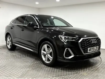Usado Audi Q3 S-Line 150 CV (110 kW) 2020 Negro SUV