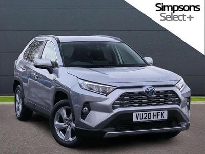Silver Used 2020 Toyota RAV4 Hybrid Design SUV | £20,845 (Fair price)