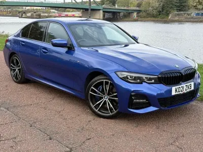 Used BMW 330e M Sport 2021 Blue Sedan