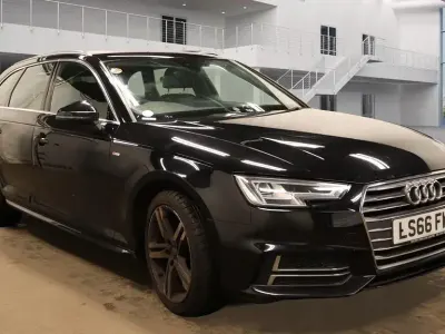Used Audi A4 S-Line 252 HP (185 kW) 2016 Black Estate